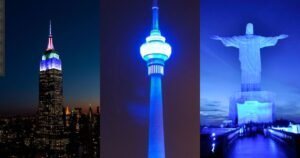 Mundo se ilumina neste 2 de abril pelo Dia Mundial do Autismo