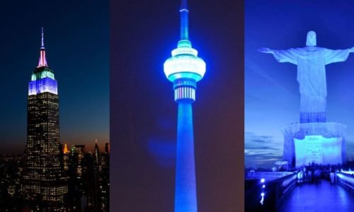 Mundo se ilumina neste 2 de abril pelo Dia Mundial do Autismo