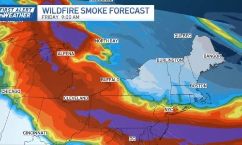 Mudança de ventos afasta fumaça de incêndios canadenses e traz alívio temporário para Massachusetts nesta sexta-feira