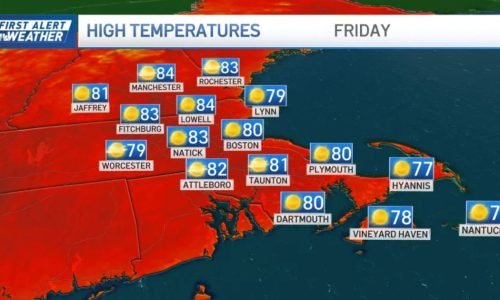 Fim de semana ensolarado e agradável aguarda a Grande Boston após passagem de alta pressão