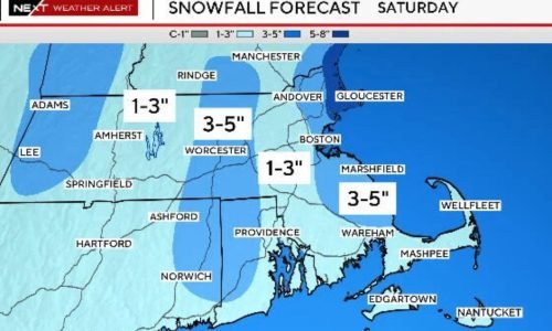 Alerta de Tempestade: Neve e frio “brutal” atingem Massachusetts neste fim de semana do Super Bowl